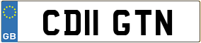 Truck License Plate